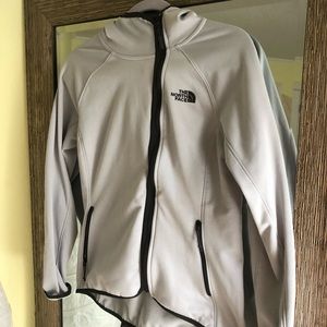 Gray north face fleece